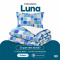 Colcha Cobre Leito Solteiro Luna Micropercal 300 Fios Matelado Estampado com 1 Porta-Travesseiro - Estampa 006