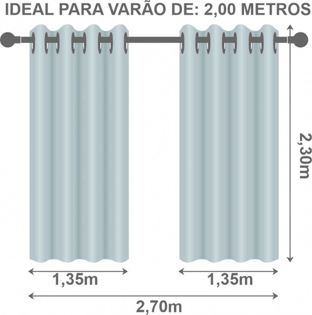 A medida certa para a sua cortina de varão 