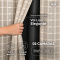 Cortina Blackout PVC Cinza com Voil Xadrez e Ilhós Corta-Luz 100% 2,80 m x 1,60 m - Bege