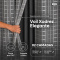 Cortina Blackout PVC Cinza com Voil Xadrez e Ilhós Corta-Luz 100% 2,80 m x 2,30 m - Cinza
