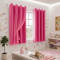 Cortina Blackout PVC Colorida com Voil Liso e Ilhós Corta-Luz 100% 2,00 m x 1,40 m - Pink