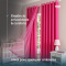 Cortina Blackout PVC Colorida com Voil Liso e Ilhós Corta-Luz 100% 2,80 m x 2,30 m - Pink