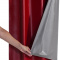 Cortina Blackout PVC com Tecido Voil 2,80 m x 1,60 m - Vermelha