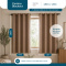 Cortina Blackout PVC Corta-Luz 100% com Ilhós 2,80 m x 1,60 m - Avelã
