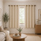 Cortina Blackout PVC Corta-Luz 100% com Ilhós 2,80 m x 1,60 m - Bege