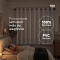 Cortina Blackout PVC Corta-Luz 100% com Ilhós 2,80 m x 1,60 m - Branco