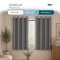 Cortina Blackout PVC Corta-Luz 100% com Ilhós 2,80 m x 1,60 m - Cinza