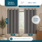 Cortina Blackout PVC Corta-Luz 100% com Ilhós 2,80 m x 1,60 m - Cinza