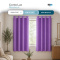 Cortina Blackout PVC Corta-Luz 100% com Ilhós 2,80 m x 1,60 m - Lilás