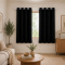 Cortina Blackout PVC Corta-Luz 100% com Ilhós 2,80 m x 1,60 m - Preto