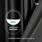 Cortina Blackout PVC Corta-Luz 100% com Ilhós 2,80 m x 1,60 m - Preto
