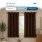 Cortina Blackout PVC Corta-Luz 100% com Ilhós 2,80 m x 1,60 m - Tabaco