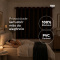 Cortina Blackout PVC Corta-Luz 100% com Ilhós 2,80 m x 1,60 m - Tabaco