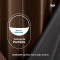 Cortina Blackout PVC Corta-Luz 100% com Ilhós 2,80 m x 1,60 m - Tabaco