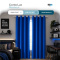 Cortina Blackout PVC Corta-Luz 100% com Ilhós 2,80 m x 2,30 m - Azul