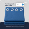 Cortina Blackout PVC Corta-Luz 100% com Ilhós 2,80 m x 2,30 m - Azul