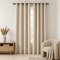 Cortina Blackout PVC Corta-Luz 100% com Ilhós 2,80 m x 2,30 m - Bege