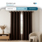 Cortina Blackout PVC Corta-Luz 100% com Ilhós 2,80 m x 2,30 m - Tabaco