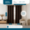 Cortina Blackout PVC Corta-Luz 100% com Ilhós 2,80 m x 2,30 m - Tabaco