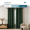Cortina Blackout PVC Corta-Luz 100% com Ilhós 2,80 m x 2,30 m - Verde