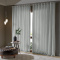 Cortina Duplex Glam 3,00 m x 2,30 m Cinza Bella Janela