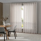 Cortina Duplex Valência Barrada 5,40 m x 2,80 m Areia Bella Janela