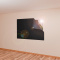 Cortina Painel Blackout com Fixador 1,40 m x 2,55 m Preto