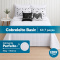Kit Cama King 7 Peças Cobre Leito Micropercal 400 Fios Basic Branco - Ethnic com Fronhas e Capas de Almofada
