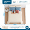 Kit Cama King 7 Peças Cobre Leito Micropercal 400 Fios Basic Marfim - Jaquar com Fronhas e Capas de Almofada