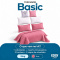 Kit Cama King 7 Peças Cobre Leito Micropercal 400 Fios Basic Rosê - Garden com Fronhas e Capas de Almofada