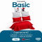 Kit Cama King 7 Peças Cobre Leito Micropercal 400 Fios Basic Vermelho - Lady com Fronhas e Capas de Almofada