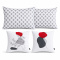 Kit Cama King 7 peças Percal 300 fios Basic Vermelho- Lady