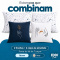 Kit Cama Queen 7 Peças Cobre Leito Micropercal 400 Fios Basic Bege - Moon com Fronhas e Capas de Almofada
