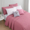 Kit Cama Queen 7 peças Percal 300 fios Basic Rosê- Garden