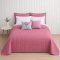 Kit Cama Queen 7 peças Percal 300 fios Basic Rosê- Garden
