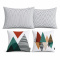 Kit Cama Queen 7 peças Percal 300 fios Basic Verde - Mountains