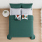 Kit Cama Queen 7 peças Percal 300 fios Basic Verde - Mountains