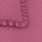 Kit Colcha Cobre Leito 200 fios Solteiro 2 Peças Bella Babado Rosa