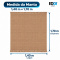 Manta Xale Doha para Sofá e Cama 100% Algodão com Franjas 1,40 m x 1,70 m - Avela