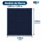 Manta Xale Doha para Sofá e Cama 100% Algodão com Franjas 1,40 m x 1,70 m - Azul Marinho