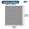 Manta Xale Doha para Sofá e Cama 100% Algodão com Franjas 1,40 m x 1,70 m - Cinza