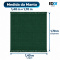 Manta Xale Doha para Sofá e Cama 100% Algodão com Franjas 1,40 m x 1,70 m - Verde