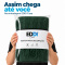 Manta Xale Doha para Sofá e Cama 100% Algodão com Franjas 1,40 m x 1,70 m - Verde
