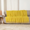 Manta Xale Gigante para Sofá 100% Algodão com Franja 1,70 m x 2,40 m Doha - Amarelo