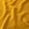 Manta Xale para Sofá 100% Algodão com Franja 1,40 m x 1,70 m Doha - Amarelo