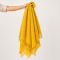 Manta Xale para Sofá 100% Algodão com Franja 1,40 m x 1,70 m Doha - Amarelo