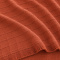 Manta Xale para Sofá 100% Algodão com Franja 1,40 m x 1,70 m Doha - Terracota