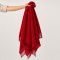 Manta Xale para Sofá 100% Algodão com Franja 1,40 m x 1,70 m Doha - Vermelho