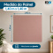 Painel Cortina Blackout 100% Corta-Luz em PVC com Fixadores Colantes sem Varão 1,40 m x 1,40 m Avelã