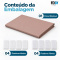 Painel Cortina Blackout 100% Corta-Luz em PVC com Fixadores Colantes sem Varão 1,40 m x 1,40 m Avelã